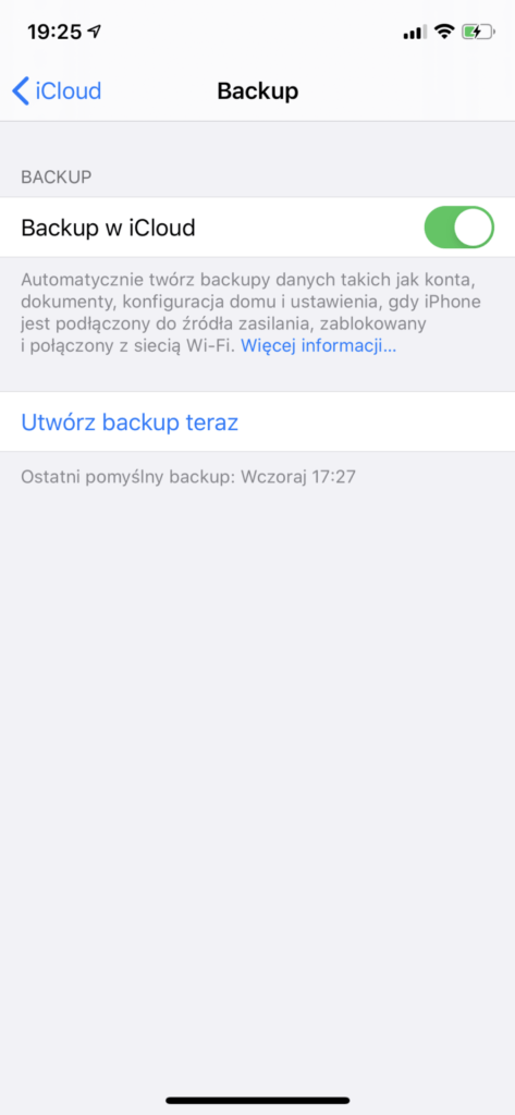 kopia zapasowa iphone krok 4
