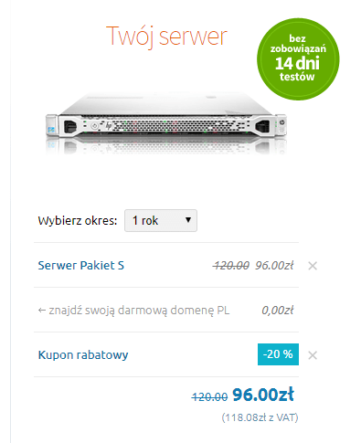 FutureHost.pl kupon rabatowy -50% 1 futurehost kupon rabatowy po