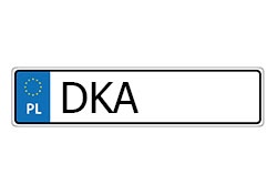 Rejestracja DKA