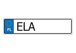 Rejestracja-ELA