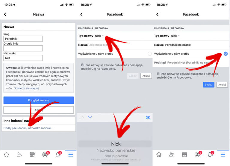 Jak Zmienic Nazwe Uzytkownika Na Snapie Jak zmienić nazwisko na FB / edytować nazwę użytkownika?