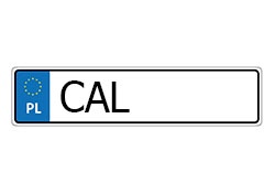 rejestracja CAL
