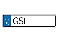 rejestracja GSL
