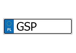 rejestracja GSP