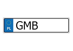 rejestracja gMB