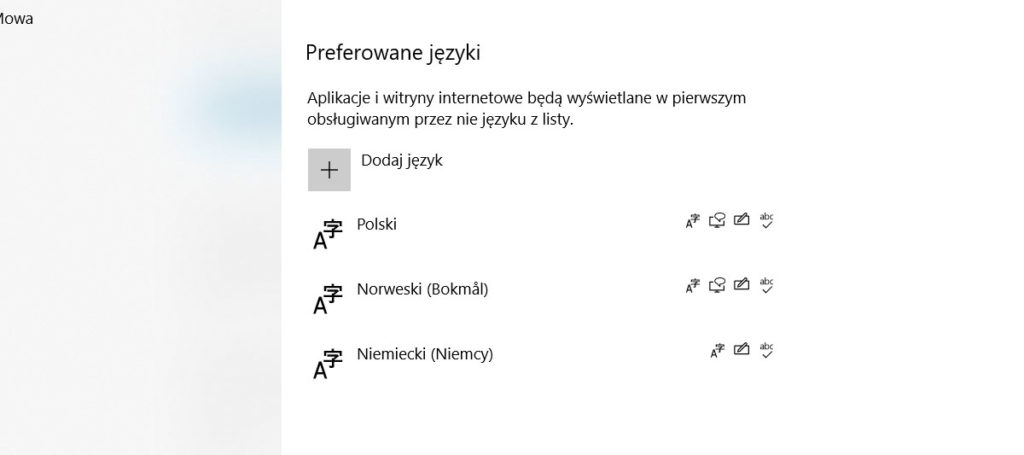 jak ustawic jezyk polski