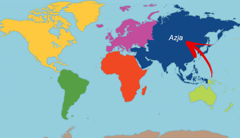 Największy kontynent - Azja