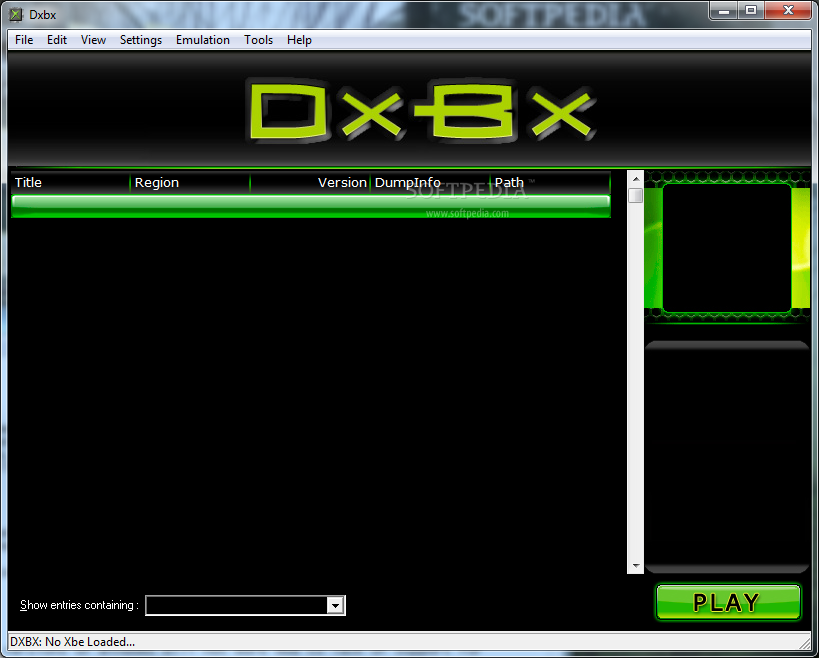 emulator xbox 360 dxbx